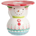 10.5" Snowman Cake Plate - Mixed