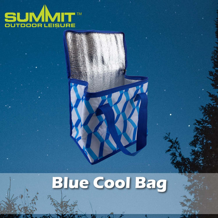 12.5L Cool Bag Good for Days Out Blue - 30cm x 30cm