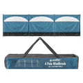 3 Panel Wind Breaker  Blue - 150cm x 500cm
