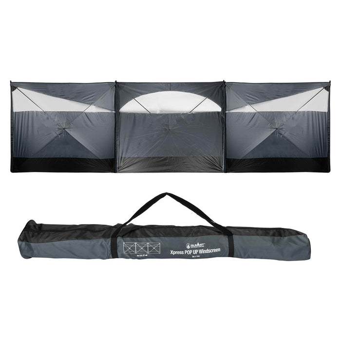 3 Panel Wind Breaker  Grey - 500cm x 150cm