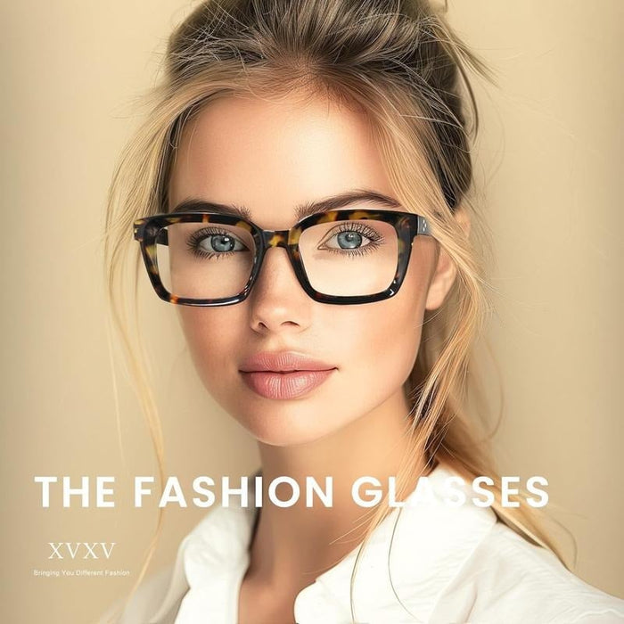 👓3 pares de gafas de lectura de carey – Bloquean la luz azul, gafas de lectura cuadradas grandes-ES