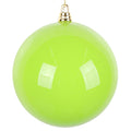 4.75" High Gloss Ball Ornament - lime