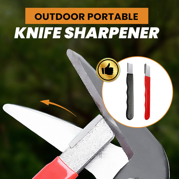 📢📢 ¡50% DE DESCUENTO! ⏰ Afilador de cuchillos portátil para exteriores 🔪✨-ES