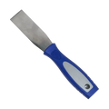 Blue-handled stainless steel scraper TI-11500 with metal blade for tough jobs