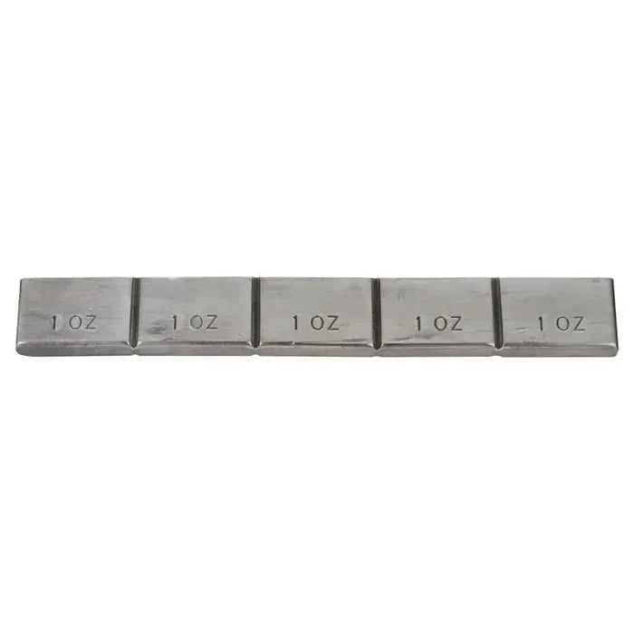 AA 1 oz Uncoated Wheel Weight (180 pcs Lead) - Wheel Weight