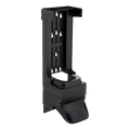 Black plastic refill tool and bracket for Finish Pro Hand Cleaner dispenser setup