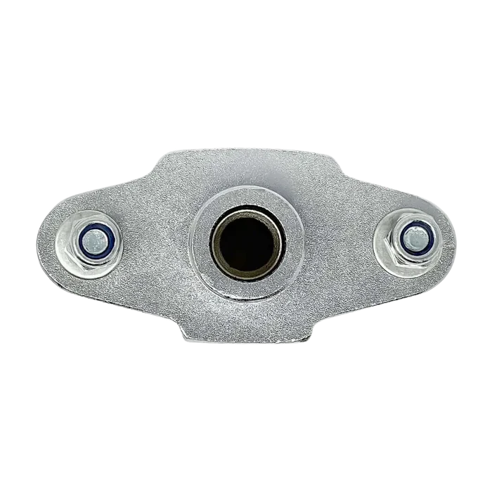 Silver AA 28mm mount demount adapter bracket with duck heads bolt holes