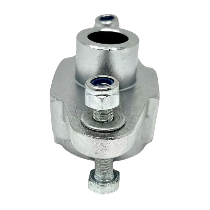 Silver AA 28mm mount demount adapter bracket with duck heads for 03431/R