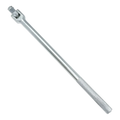 Silver-colored 20’’ 3/4’’ drive breaker bar with knurled handle for heavy-duty use
