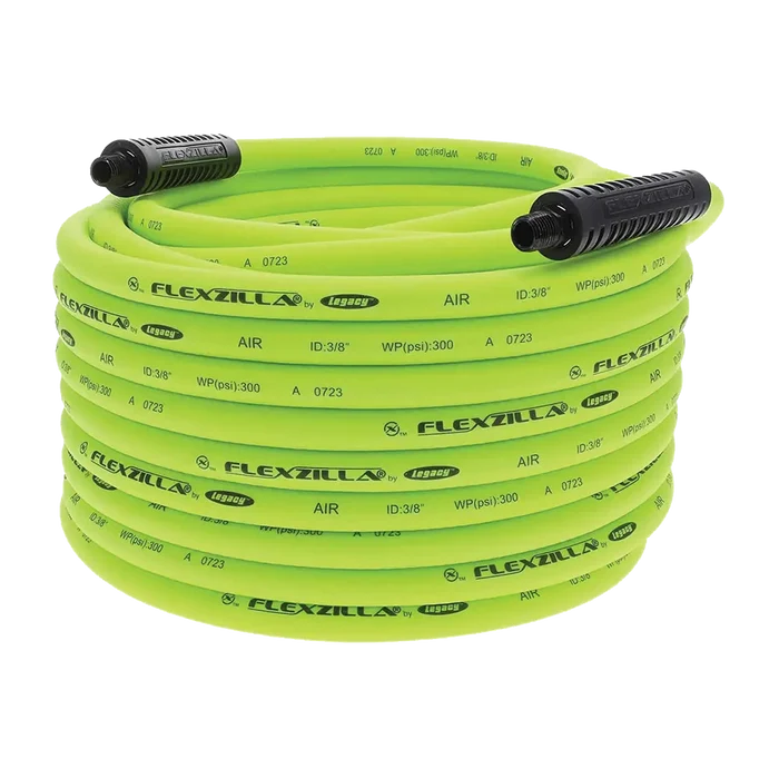 AA 3/8" ID Flexzilla Air Compressor Air Hose, 100 ft. - 48-HFZ38100YW2
