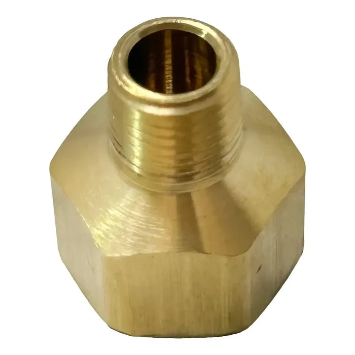 AA Brass Air Hose Reducer 1/2’ Female to 1/4’ Male - 45