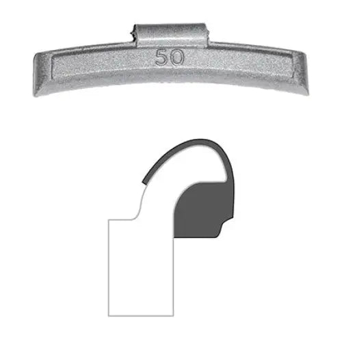 AA EN Coated Clip-On Wheel Weight (Lead / 25/Box) - 10 gm