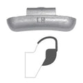 AA LH Coated Clip-On Wheel Weight (Lead / 25/Box) - 10 gm /