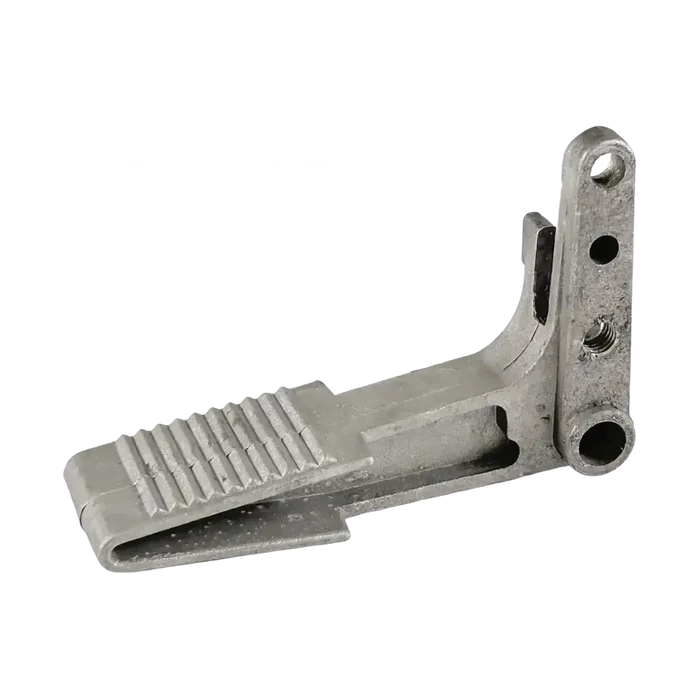 Silver metal footpeg for Coats Tire Changer, Coats OEM Replacement, OEM Replacement Pedal