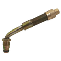 Metal hydraulic hose with threaded fittings for AA OTR Large Bore Single Bend Swivel Valve