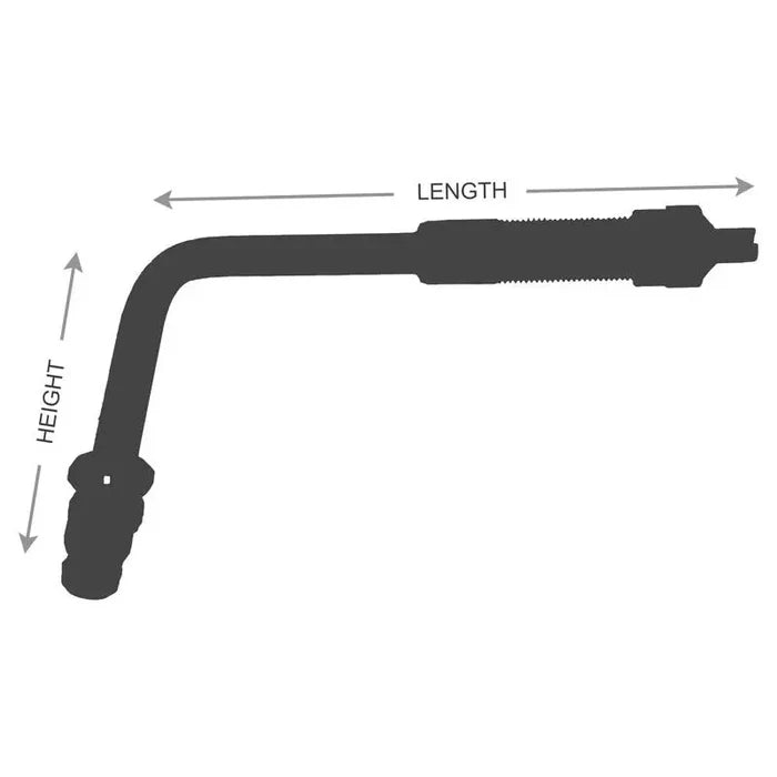 AA OTR Large Bore Single Bend Swivel Valve (Ea) - Tire