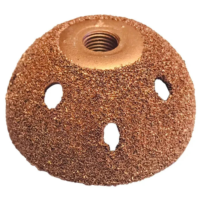 AA Vented Contour Cup Rasps w/ Nut - 3/8 AH (Ea.) - Rubber