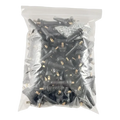 Bag of black rubber TPMS snap-in valves for GM vehicles, AAValueline TPMS 20008