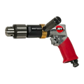 AFF 1/2’’ heavy-duty reversible air drill with red grip and forward reverse switch
