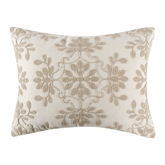 Alessio Embroidered Floral Pillow