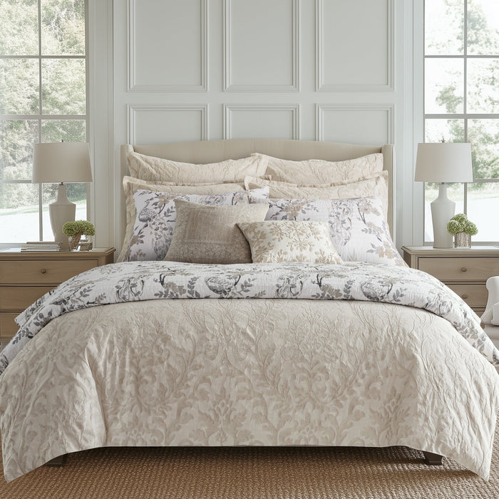 Alessio Embroidered Floral Pillow