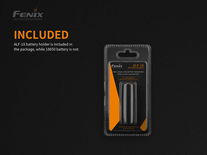 Fenix ALF-18 Battery Holder included