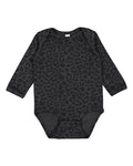 Black Leopard Long Sleeve Onesie (Babies/Toddlers)