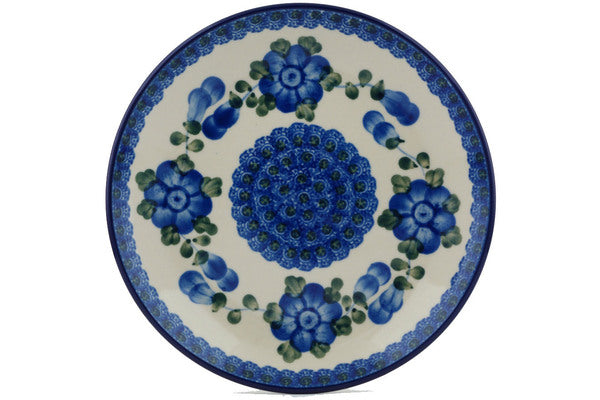 Blue Poppy 8" Salad/Dessert Plate