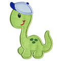 Dino Boy Dinosaur Patch - Sew Lucky Embroidery