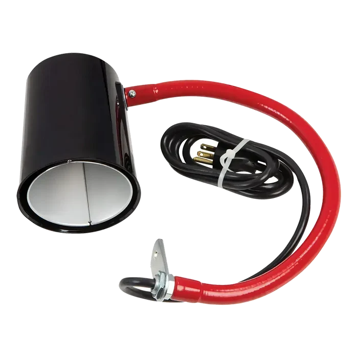 Black and red adjustable work lamp for Branick OEM 5030/5040 Tire Spreader