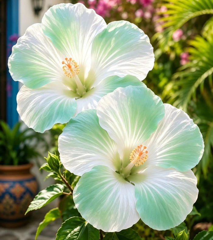 Bulbos de hibisco raros: para maceta, balcón o plantación de invierno.-ES