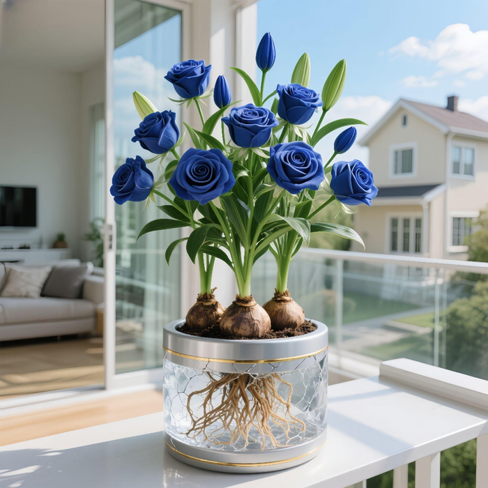 ✨Bulbos de rosa hidropónicos: deliciosamente fragantes ✨Se pueden cultivar en agua o tierra.-ES