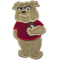 Bulldog Boy Football Patch - Sew Lucky Embroidery