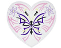 Butterfly Heart Patch - Sew Lucky Embroidery