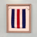 "C" Nautical Flag in Glass-Free Shadow Box Frame - Maritime Tribes USA