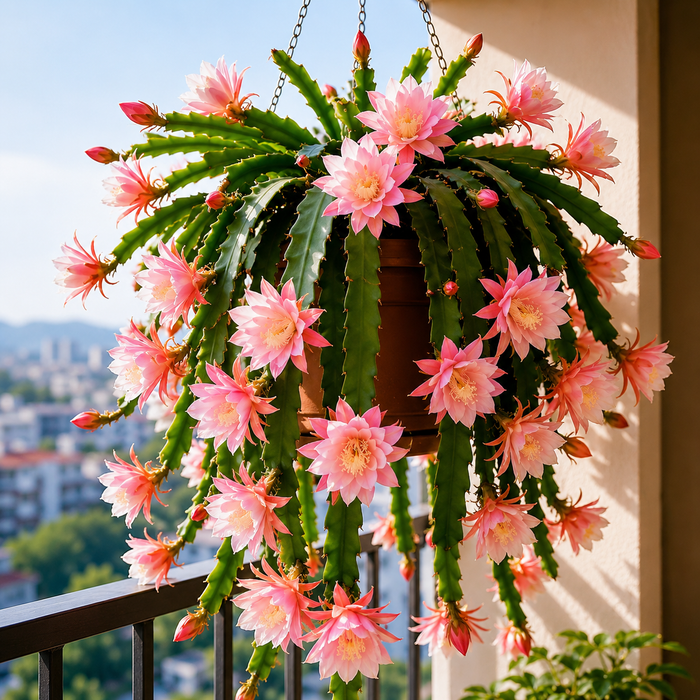 🌸 Cactus orquídea Epiphyllum raro: impresionantes flores exóticas-ES