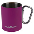 Caribiner Double Walled Mug  Pink - 9cm x 8cm
