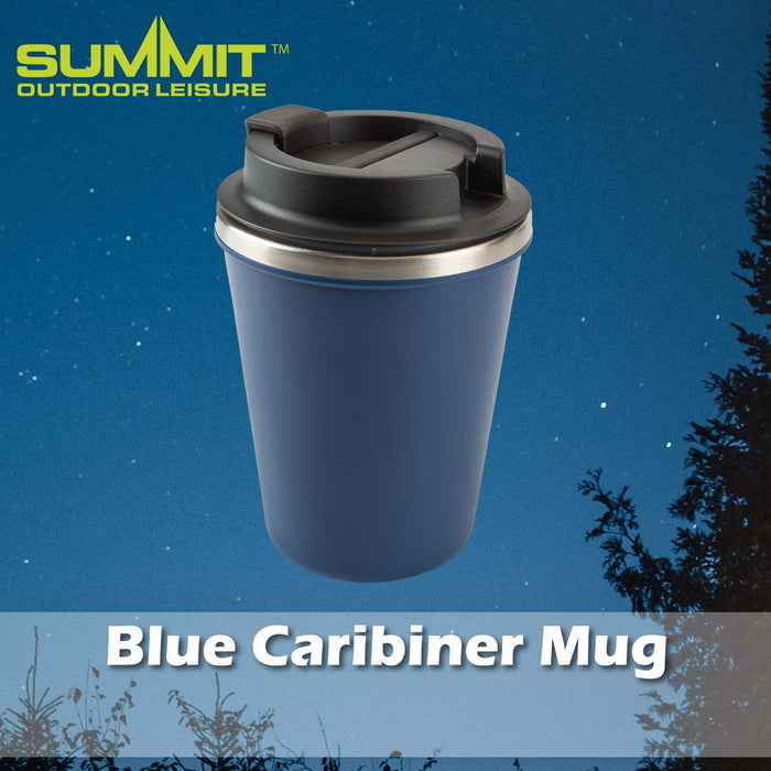 Caribiner Mug Good for Days Out Blue - 14cm x 9cm