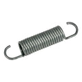 Metal coil spring with hooks on both ends.