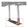 Challenger 11360 inground lift completion kit with chrome car lift
