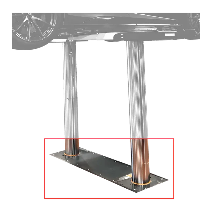 Challenger 11360 inground lift completion kit with chrome car lift