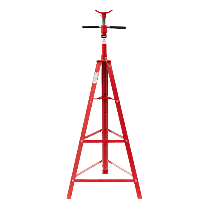 Red adjustable tripod jack stand for Challenger Lift TP4000 tripod underhoist stand