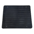 Black rubber mat with grooves and holes, perfect for Challenger SRM10 lift pad