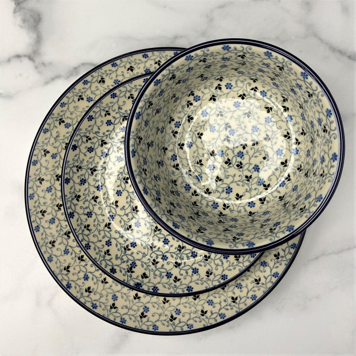China Flower Dinner Plate 10"