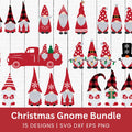 Christmas Gnome Bundle SVG Files
