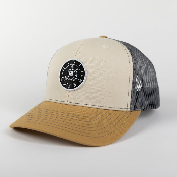 Classic Circle Trucker - Beige/Grey/Flax