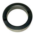 Dark green white ceramic ashtray with textured spacer ring for wheel balancer