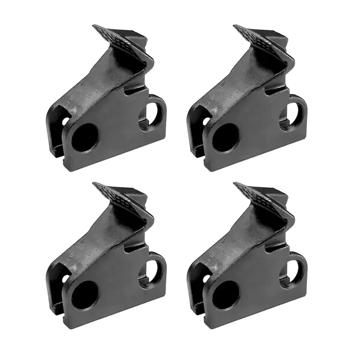Dark metal rim clamp jaws with textured grip for Coats 81822474 extended x-clamp kit