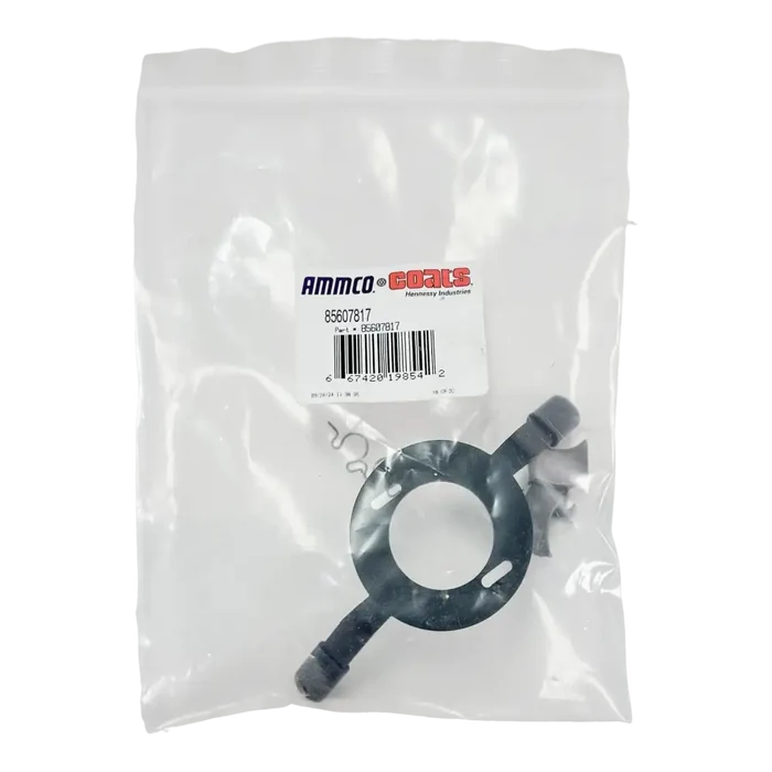 Metal ring-shaped component with three protruding arms or spokes.