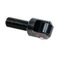 Black threaded bolt with swivel eye for securely fastening Coats Swing Arm Tire Changer